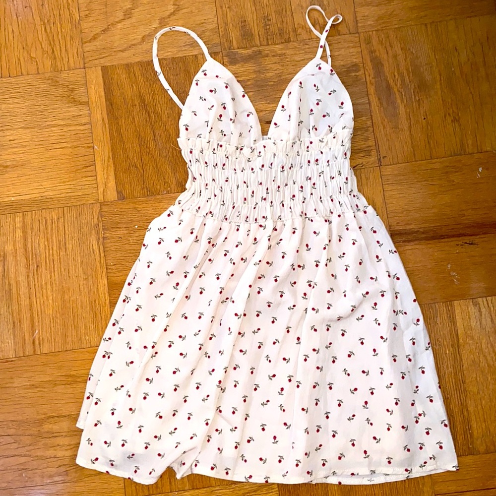 Rosa Mini Dress Beige